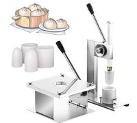 Amasadora, batidora de pie, máquina manual para hacer bollos, molde de acero inoxidable para hacer bollos en casa y en el negocio, juego de herramientas de cocina para hacer baozi, juego de