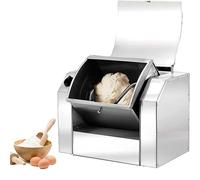 Amasadora, batidora de pie profesional comercial, batidora de sobremesa eléctrica, máquina amasadora de masa, pizza resistente con tiempo ajustable, cubo de acero inoxidable 304