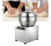 Amasadora Comercial De 1800 W Con Bandeja Desmontable - Preparación Rápida De Masa En 15 Min, Temporizador De 30 Min, Mezcla Bidireccional Hacia Adelante Y Hacia Atrás | Para Panadería,5kg