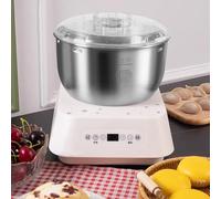 Amasadora de acero inoxidable de 5/7 l con amasado automático y fermentación inteligente para repostería casera (7 l)