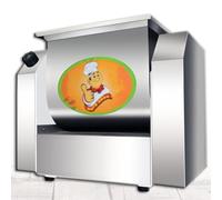 Amasadora de masa, batidora de alimentos comercial, máquina de acero inoxidable, batidora para masa pesada, para escuelas, panaderías, restaurantes y pizzerías, 3 kg