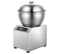 Amasadora de masa, batidora de pie profesional de 8 kg, automática comercial, prensa eléctrica de fideos de acero inoxidable para el hogar, con temporizador de 30 minutos, batidora de escrit