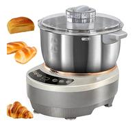 Amasadora de masa con función de fermentación, batidora eléctrica de acero inoxidable para una fácil limpieza, ideal para hornear en la cocina
