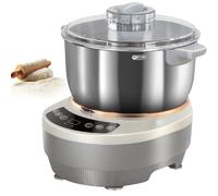 Amasadora de Masa de Acero Inoxidable Antiadherente de 5 l/7 l con función de fermentación, diseño Dividido para una Limpieza fácil, Ideal para Hornear y tostar en la Cocina.,7L