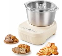 Amasadora De Masa De Acero Inoxidable De 7l, Fabricante De Masa Eléctrico Con Fermentación Termostática Y Temporizador Inteligente, Batidora De Pie Para Repostería Casera