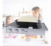 Amasadora doméstica de 20 l con función de fermentación temporizada, base de acero inoxidable, para pan, pizza y fideos, grande, 110 V