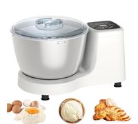 Amasadora eléctrica de 5 l con amasado inteligente y fermentación a temperatura controlada (25-38 °C) para el hogar y pequeños restaurantes.