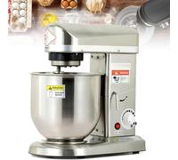 Amasadora eléctrica de pedestal, 3 velocidades ajustables, con bol, batidor y gancho para masa, para cocinas comerciales, para mezclar pasteles y masas.