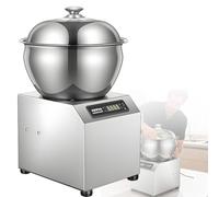 Amasadora eléctrica de pie, 1800 W, doble rotación, con recipiente de acero inoxidable para panaderías y restaurantes, capacidad de 8 kg.