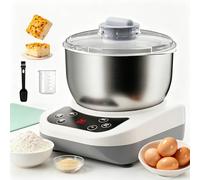 Amasadora Eléctrica para Horneado En Casa, Mezclador Automático De Masa De 7L/9L con Fermentación, Incluye Tapete, Cepillo Y Taza, Bol De Amasado De Acero Inoxidable, para Dumplings, Pan Y Pizza