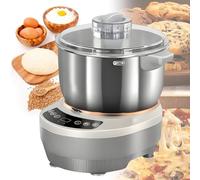 Amasadora Espiral para Pizza con Fermentador Integrado,Cuenco Extraíble en Acero Inoxidable,Timer Microprocesado Auto Apagado,Pantalla Táctil Frontal,para Pan,Pasteles,Galletas y Pasta 7L