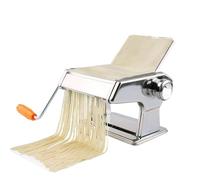 Amasadora manual para pasta Máquina manual for hacer pasta de acero inoxidable, prensa for espaguetis, rodillo for colgar fideos, cortador masa con manivela