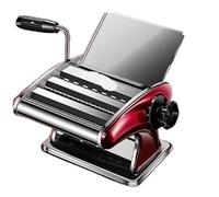 Amasadora manual para pasta Prensa de fideos manual multifuncional pequeña for el hogar - Máquina estilo antiguo(Red Three)