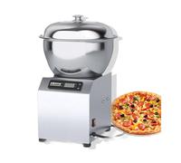 Amasadora Para Roti Y Pan 2200w Con Bol De Acero Inoxidable 304, Tapa De Vidrio Y Diseño De Sobremesa, Apta Para Uso Doméstico