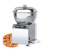Amasadora Profesional Espiral 2200w Con Bol De Acero Inoxidable Alimentario Y Tapa De Vidrio, 1500 Rpm Perfecta Para Pan, Pizza Y Roti