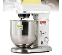 Amasadora vertical, amasadora eléctrica, batidora de pie profesional con 3 velocidades, bol de acero inoxidable para uso intensivo en la cocina.