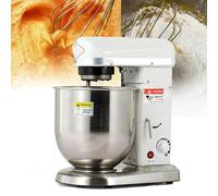 Amasadora vertical, amasadora eléctrica, batidora de pie profesional para uso comercial, resistente, con bol de acero inoxidable y 3 velocidades, ideal para panaderías y pizzerías.