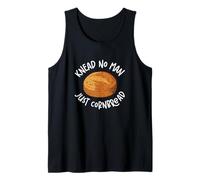 Amasar No Man Just Cornbread Divertido Pan de maíz Amante del Pan de maíz Camiseta sin Mangas