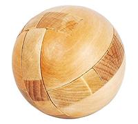 Amasawa Rompecabezas 3D de madera, tema de fútbol, 1 pieza, 6 cm x 6 cm, a partir de 7 años