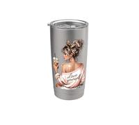 ámate a ti misma mujeres positivas motivación femenina inspiradora Vaso térmico de acero inoxidable de doble pared
