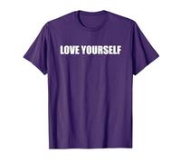 Ámate a ti Mismo Camiseta, Hombre, Morado, M