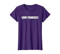 Ámate a ti Mismo Camiseta, Mujer, Morado, XS