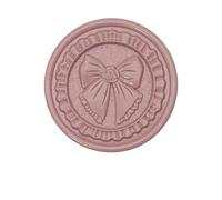 AMateschitz 10 pegatinas autoadhesivas de sello de cera con diseño de lazos, pegatinas de sello de boda, lazos para sobres, sellos de cera para invitaciones, color rosa claro #2