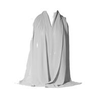 AMateschitz Pañuelo musulmán largo de gasa de un solo color, hijab islámico, bufanda, musulmana, mujer, vegano, gorro para abaya, ramadán hajj, oración, talla única, gris claro, 175*70CM