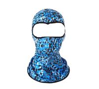 AMateschitz Pasamontañas Camuflaje Balaclava Cálida Campana Facial Sol Máscara Facial Transpirable Máscara de Cara Completa a Prueba de Viento Camo Monótono, Python, Cuadros 40 x 25 cm, azul cuadros,