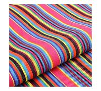 AMateschitz Tejidos Jacquard Vintage Estilo Étnico Patchwork Telas Estampado étnico Tela de Muebles Estampado Floral Exótico Tela Decorativa por Metro para Decoración del Hogar Costura Quilt DIY