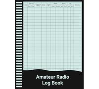 Amateur Radio Log Book: Ham Radio Contact Log for Recording QSO Details, Frequencies, and Signal Reports.
