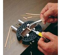 Amati 7387 - Tornillo plano de banco con topes para modelismo