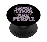 Amatista Adicto Sanación Cristal Energía Bruja Espiritual PopSockets PopGrip Adhesivo