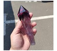 Amatista en bruto de cristal Natural, cetro de amatista Natural, varita de cuarzo, espécimen, regalos de decoración del hogar Cristales Reiki (Size : 560-650g)