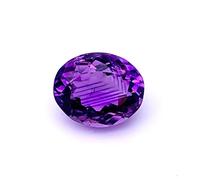 Amatista Kathela Natural Earth Mined Purple Amethyst Oval Cut Loose Stone 6.71 Ratti Gemstone-B09B2DP9, S, Gema
