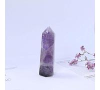 Amatista natural Hexagonal hecho a mano Roca Mineral Espécimen Varita de cristal Piedra curativa Decoración del hogar moderna Regalo 1PC-Amethyst_60-70mm