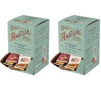 Amatller Caja de Mini Chocolate Surtido 5gr. 4 Variedades - 100 onzas (Paquete de 2)