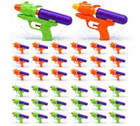 AMATOYS Pack de 36 Mini Pistolas De Agua para Niños - Juguete Divertido De Verano - Ideal para Playa, Piscina Y Jardín - Fáciles De Usar - Cumpleaños