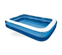 AMATOYS - Piscina Hinchable para Ninos y Bebes - Portatil, Segura y Facil de Usar - Ideal para Jardin o Terraza - Diversion de Verano al Aire Libre (Azul 175 X 262 cm)
