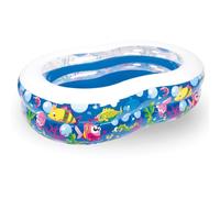 AMATOYS - Piscina Hinchable para Ninos y Bebes - Portatil, Segura y Facil de Usar - Ideal para Jardin o Terraza - Diversion de Verano al Aire Libre (Dibujos 122 X 46 cm)