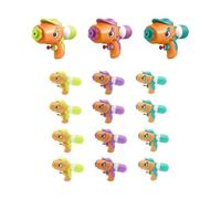 AMATOYS Set de 12 Mini Pistolas De Agua De 15 Cm para Niños - Juguete Divertido De Verano - Ideal para Playa, Piscina Y Jardín - Fáciles De Usar - Dibujo Infantil