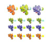 AMATOYS Set de 12 Mini Pistolas De Agua De 15 Cm para Niños - Juguete Divertido De Verano - Ideal para Playa, Piscina Y Jardín - Fáciles De Usar - Dinosaurio