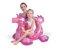 AMATTOYS- Colchoneta Hinchable para Piscina - Flotador AcuAtico Resistente, Diseño Divertido, Ideal para Playa, Verano y Fiesta en el Agua (Dragon Rosa)