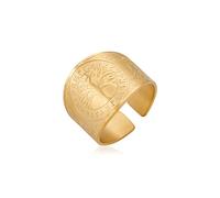 Amaxer Anillo de Vegvisir con brújula de cuervo Viking para hombre, árbol de la vida, runas Futhark Scandinavn Odin, símbolo nórdico, protección ajustable, banda de declaración