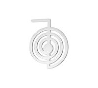 Amaxer Broche de Reiki Cho Ku Rei para mujeres y hombres, energía curativa, yoga, poder, geometría sagrada, protección, amuleto, broches, mochila, insignia, sombrero, bolsa, accesorios de decoración