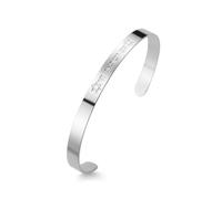 Amaxer Pulsera Am Yisrael Chai para mujer, estrella de David, judía, judío, judío, cábala, bendición, abierto, ajustable, pulsera, talla única, Acero inoxidable, Acero inoxidable.