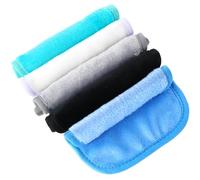 Amaxiu 5 toallitas desmaquillantes de microfibra, 15x15cm Toallitas desmaquillantes lavables de microfibra, toallitas limpiadoras de maquillaje, toallitas limpiadoras para el rostro, toallitas de