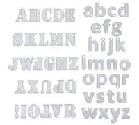 Amaxiu 53 troqueles de corte alfabeto, letras de metal, plantillas troqueladas, suministros tarjetas, álbumes recortes, manualidades, Halloween, decoración Navidad