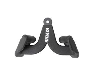AMAYA SPORT Agarre cerrado supinación pro Nº4, Agarre para Máquina de Cable de Gimnasio, Acero, Agarre de Remo Musculación, Manerales, Accesorio Fitness