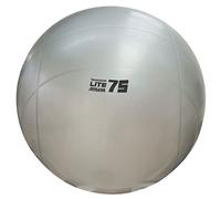 AMAYA SPORT Fitness Ball 75 cm Tecnocaucho® Pro, Pelota Fitness, Embarazadas y Rehabilitación, Anti-Reventones, Sin Abrasión, Antideslizante, Elasticidad, Soporta más de 1.000 kg (Plata)
